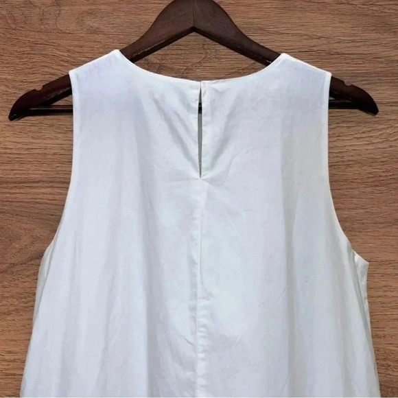 Small The Drop Women's Ilana Loose Sleeveless Wide-Hem Poplin Maxi Dress - Picture 7 of 9